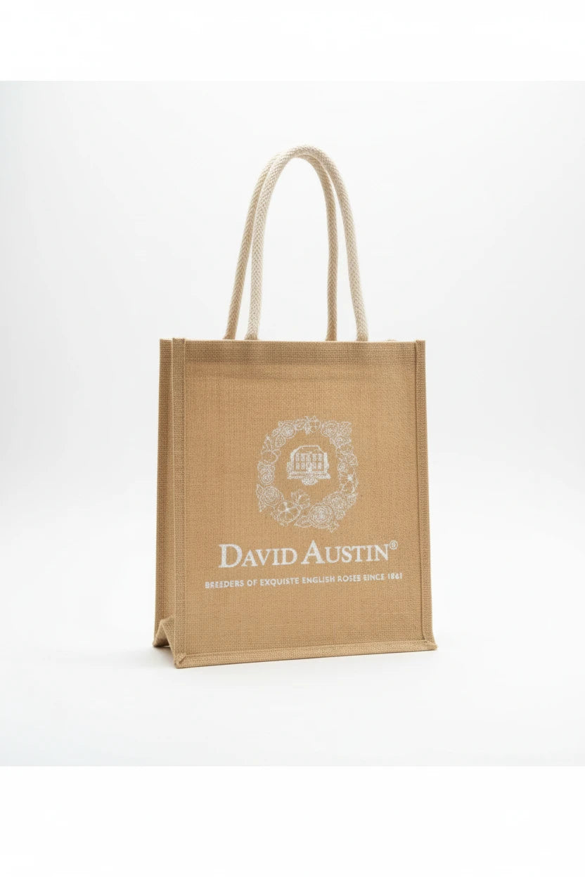Branded Burlap Bag David Austin