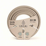 Sand-colored garden hose – durable designer garden hose for roses and the garden